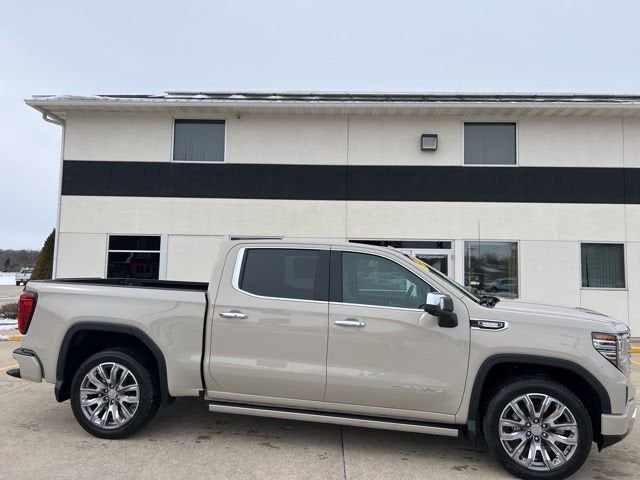 2026 GMC Sierra 1500 Denali in Coastal Dune — front three-quarter view