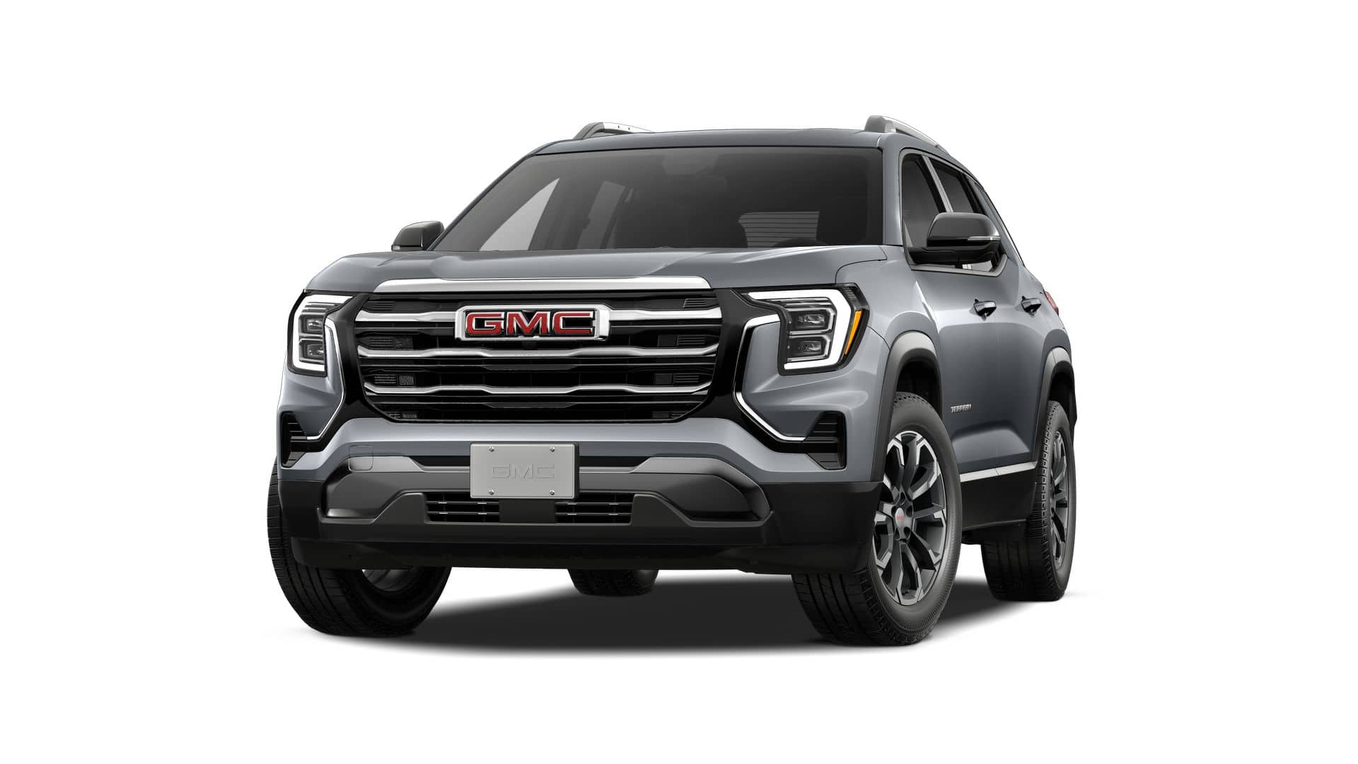 2027 GMC Terrain AWD Elevation in Sterling Metallic — front three-quarter view