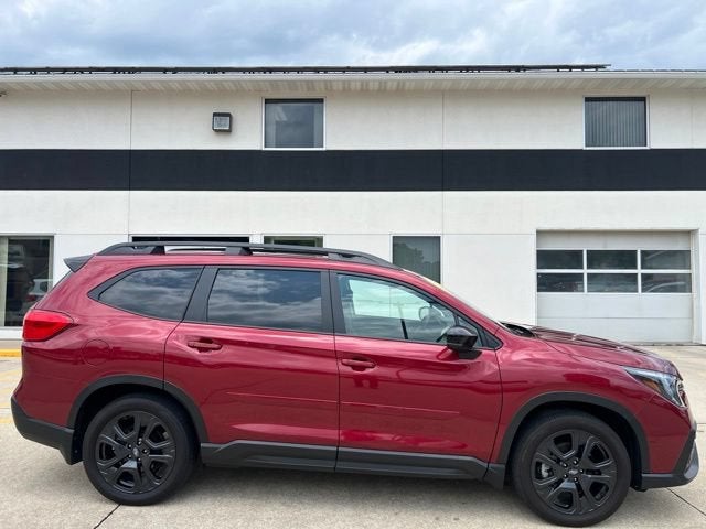 2025 Subaru Ascent Onyx Edition Touring in Crimson Re — front three-quarter view